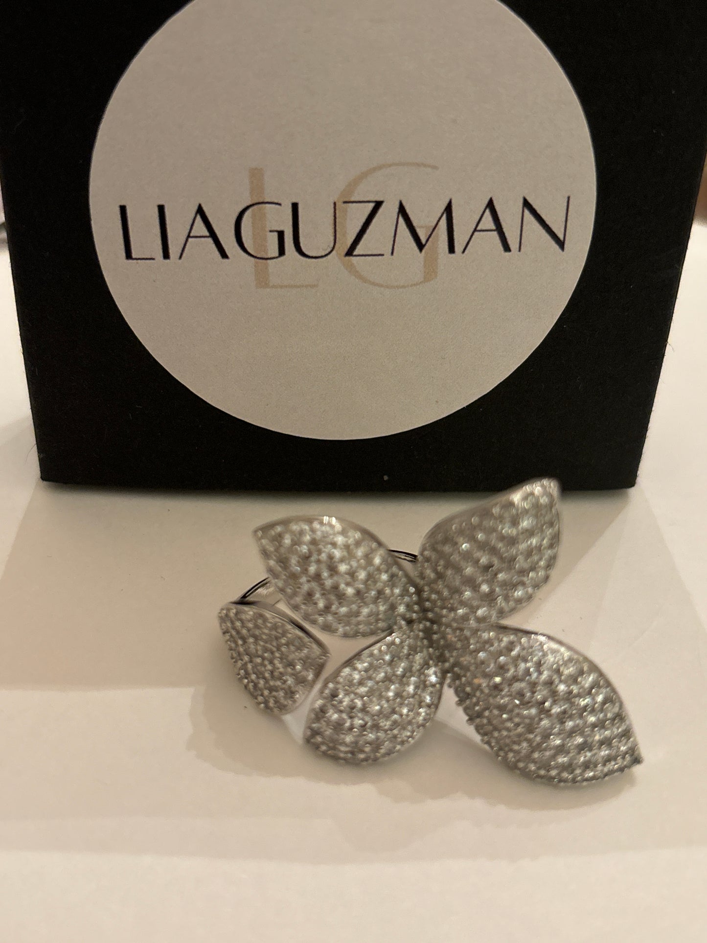 Flowers circonios silver rings