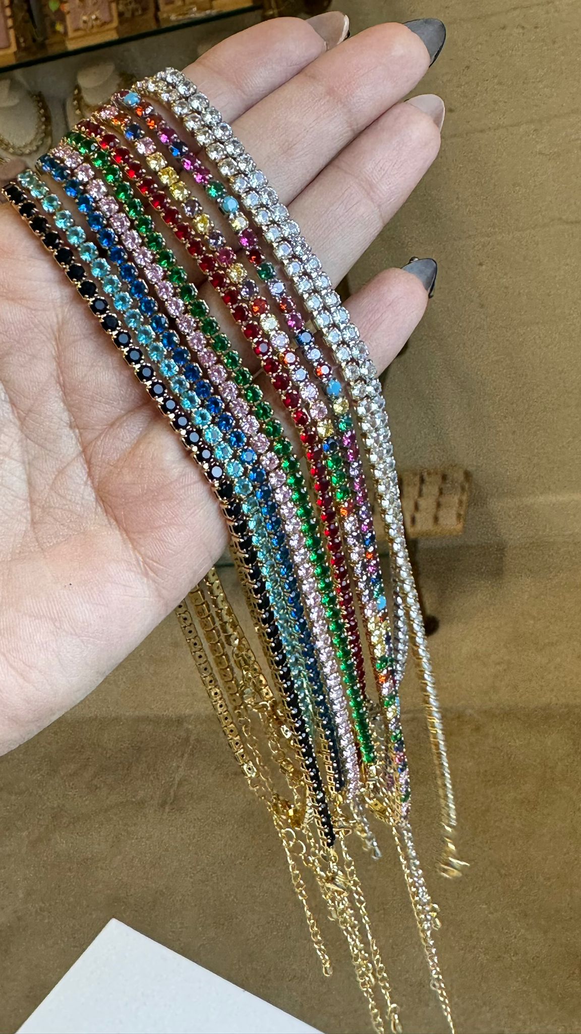 Tennis necklaces